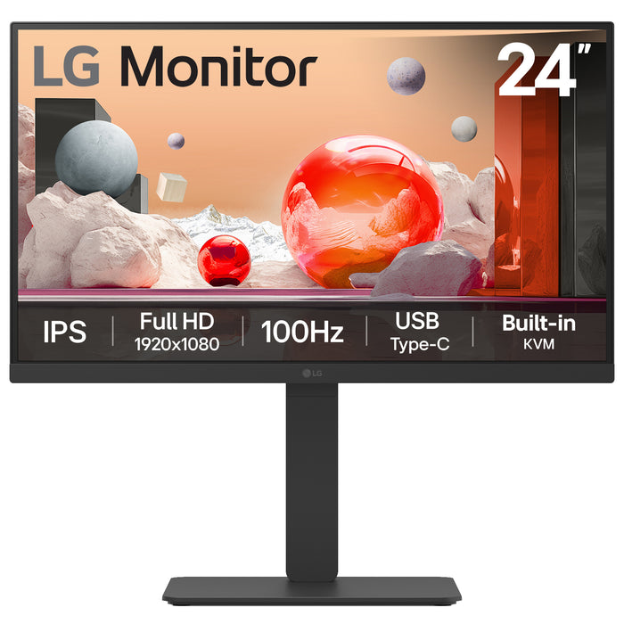 LG 24BA650-B 24" Full HD Monitor | 1920 x 1080 100Hz HDMI DP