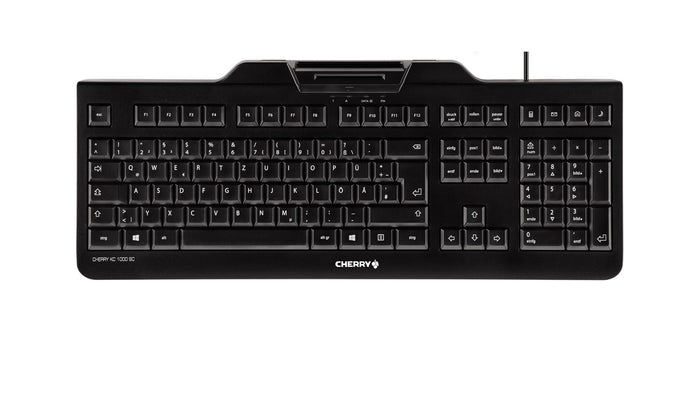 CHERRY KC 1000 SC Mechanical Keyboard | Wired, QWERTY, Black