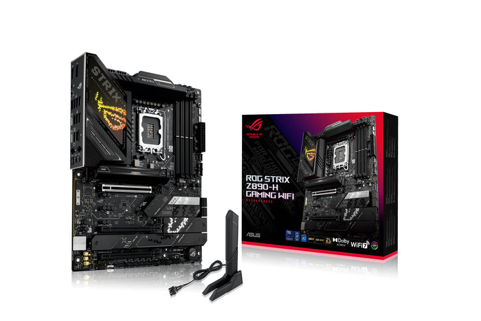 ASUS ROG STRIX Z890-H GAMING WIFI ATX Motherboard | LGA1851 | 4x DDR5 Slots | Wi-Fi 7