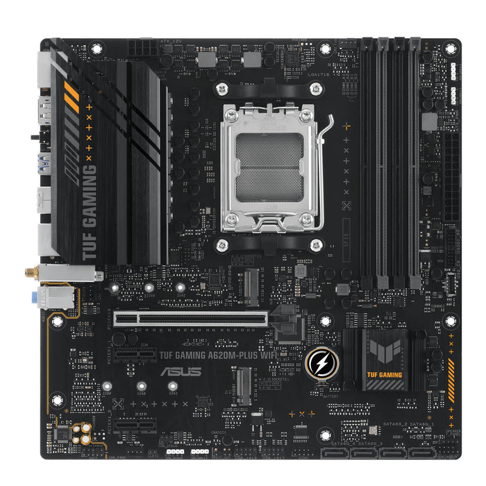 ASUS TUF GAMING A620M-PLUS WIFI mATX Motherboard | AM5 | 4x DDR5 Slots | Wi-Fi 6