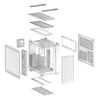 ASUS TUF GAMING GT502 Horizon TG ARGB White Midi Tower PC Case White | Liquid Cooling Support