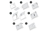 Kensington Privacy filter 2 way removable for Microsoft Surface Go