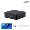 MSI Cubi NUC AI 1UMG Intel Core Ultra 5 125H, Desktop PC, NUC, SFF, Mini Computer, HTPC, (16GB RAM, 512GB Storage, Windows 11 PRO), Intel Graphics/DDR5/Dual ThunderBolt 4/Dual HDMI/Dual LAN/WiFi 6E/BT 5.3/VESA