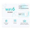 TP-LINK Whole Home Mesh WiFi 6 System AX3000 Dual-band Wi-Fi 6 Mesh System | 3-Pack, White