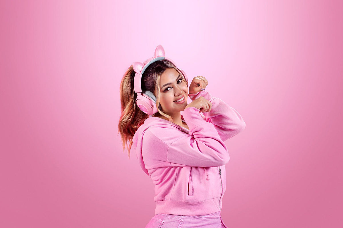 Razer Kraken Kitty V2 Pro Headset Wired Head-band Gaming USB Type-A Pink