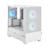 Fractal Design Pop Mini Air RGB Mini Tower PC Case White | Liquid Cooling Support