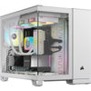 Corsair 2500X RGB Micro Tower PC Case White | Liquid Cooling Support