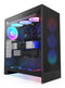 NZXT H7 Flow RGB Midi Tower PC Case Black | Liquid Cooling Support