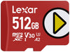 Lexar LMSPLAY512G-BNSNG memory card 512 GB MicroSDXC UHS-I Class 10