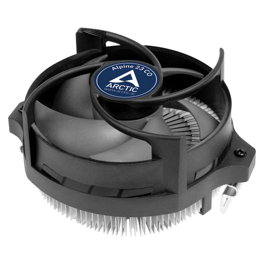 ARCTIC Alpine 23 Continuous Operation CPU Cooler | 90mm 2700 RPM Dual ball bearing Low Profile AMD Compatible Aluminium