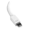 StarTech Mini DisplayPort to HDMI Adapter - Active mDP to HDMI Video Converter - 4K 30Hz - Mini DP or Thunderbolt 1/2 Mac/PC to HDMI Monitor/TV/Display - mDP 1.2 to HDMI Adapter Dongle - White