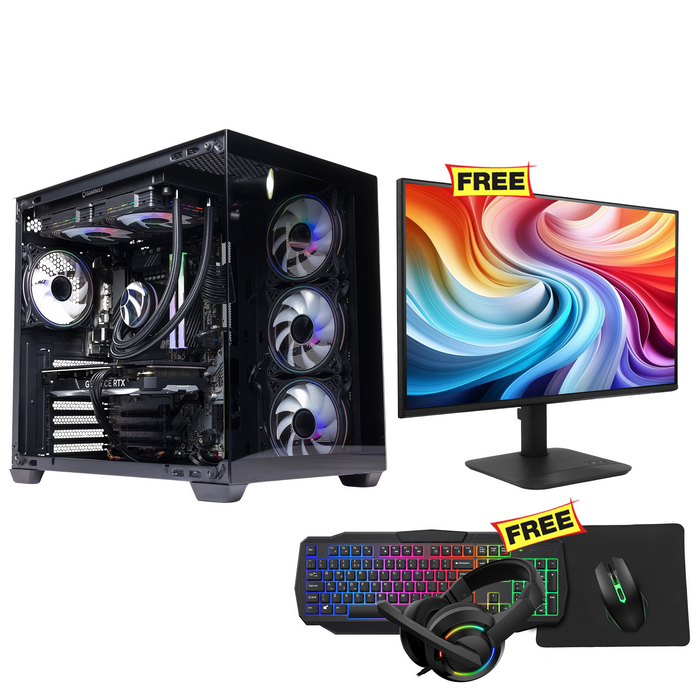 GTR Gaming PC | Intel Core i9-14900KF | RTX 5080 16GB | 32GB DDR5 | 2TB NVMe | Windows 11 | Combo Free (Gaming Monitor, Keyboard, Mouse & Headset)