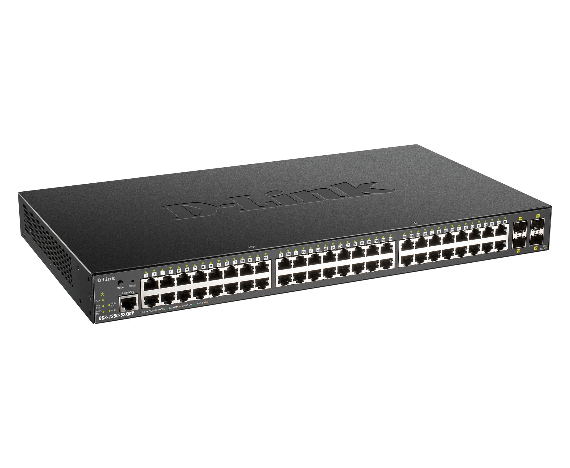 D-Link DGS-1250-52XMP network switch Managed L3 None Power over Ethern ...