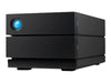 LaCie 2big RAID 16TB 2-Bay Desktop Disk Array | HDD, 16 TB Total, Hot-Swap, Black, 2 drives installed