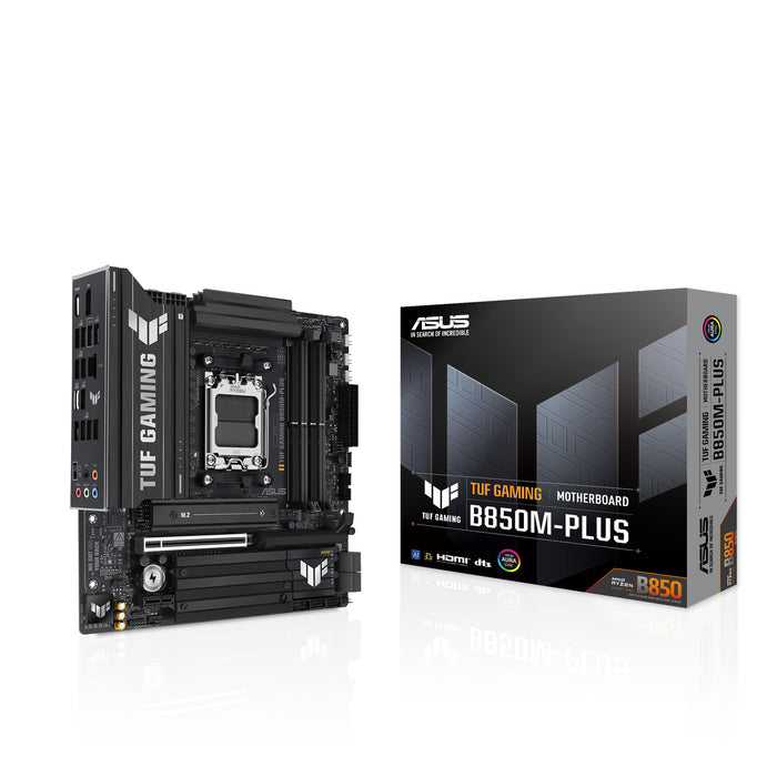 ASUS TUF GAMING B850M-PLUS mATX Motherboard | AM5 | 4x DDR5 Slots