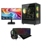 GTR Gaming Infinity Gaming PC Bundle |  AMD Ryzen 5 3400G | 1TB NVMe SSD | 16GB DDR4 3200MHz RAM | 500W PSU | 24" Gaming Monitor | Gaming Keyboard, Mouse Headset