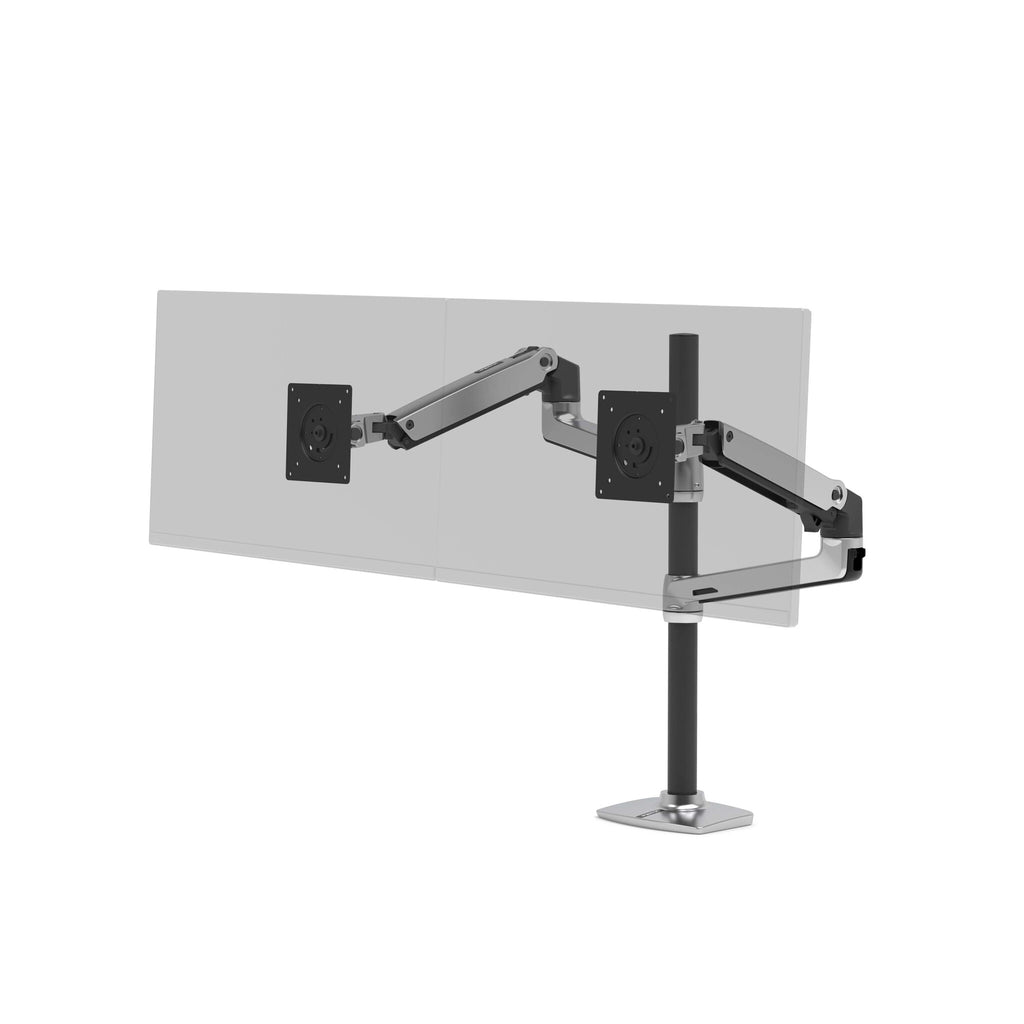 LX Series LX Dual Stacking Arm Tall Pole 101.6 cm Clamp Aluminium