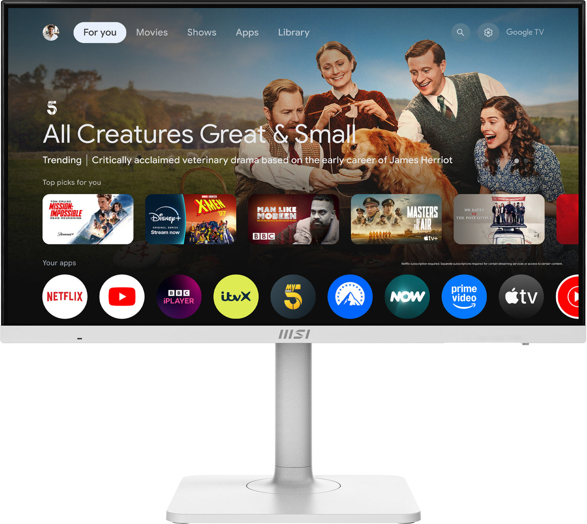 MSI Modern MD272UPSW 27" 4K Ultra HD Monitor | 3840 x 2160 60Hz USB-C HDMI DP