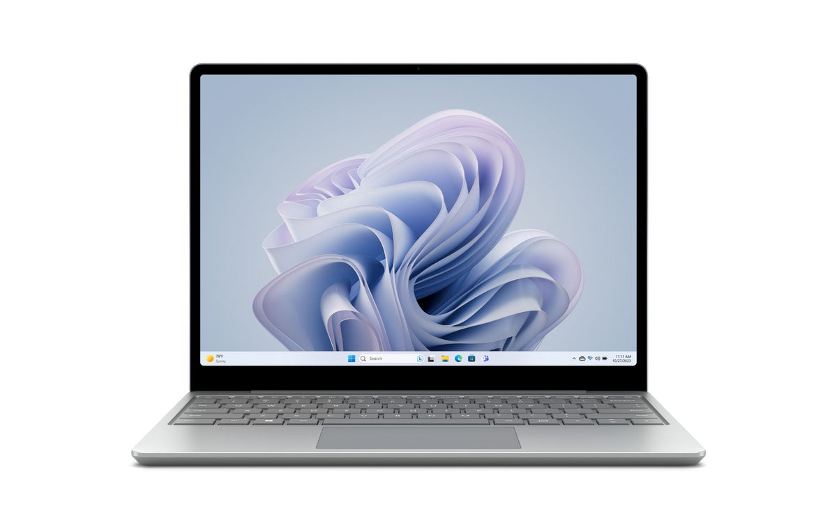 Microsoft Surface Laptop Go 3 31.5 cm (12.4") Touchscreen Intel® Core™ i5 i5-1235U 8 GB LPDDR5-SDRAM 128 GB Flash Wi-Fi 6 (802.11ax) Windows 11 Pro Platinum