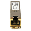 StarTech Cisco GLC-T Compatible SFP Transceiver Module - 1000BASE-T - 10 Pack~Cisco GLC-T Compatible SFP Module (10 Pack) - 1000BASE-T - SFP to RJ45 Cat6/Cat5e - 1GE Gigabit Ethernet SFP - RJ-45 100m - Cisco Firepower, ASR920, IE2000