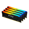 Kingston FURY Beast 128 GB (4x32 GB) DDR4 Memory Kit | CL18, XMP, Heatsink, ARGB