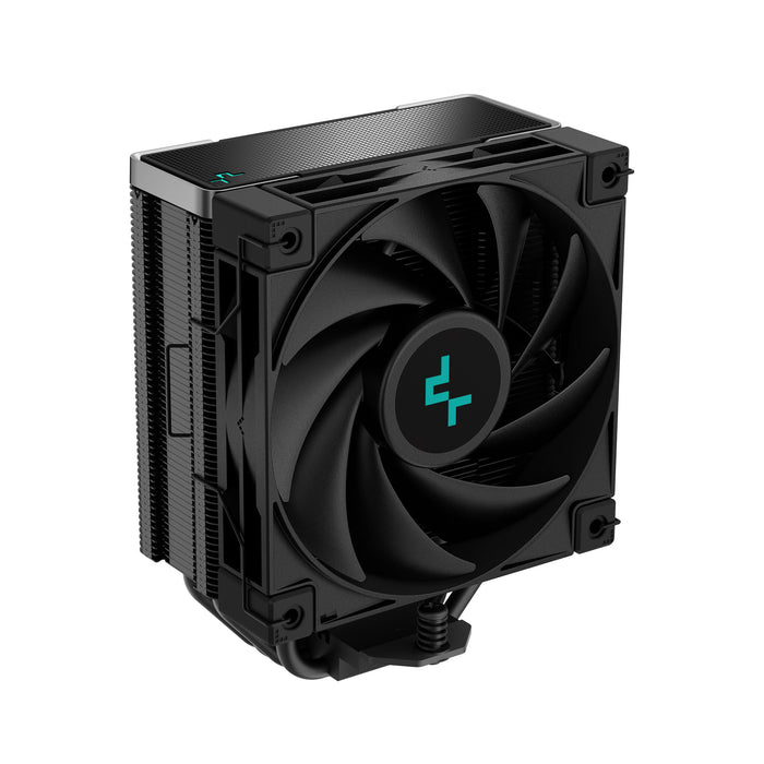 DeepCool AK400 ZERO DARK CPU Cooler | 120mm 1850 RPM 66.47 CFM Fluid Dynamic Bearing (FDB) Intel & AMD Compatible Black