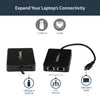 StarTech USB-C to Dual Gigabit Ethernet Adapter with USB (Type-A) Port