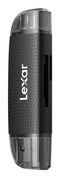 Lexar LRW310X-BNBNG card reader USB 2.0 Type-A/Type-C Black