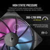 Corsair iCUE LINK RX140 RGB Case Fan | 140mm 1700 RPM 94.7 CFM PWM RGB Magnetic levitation bearing Black