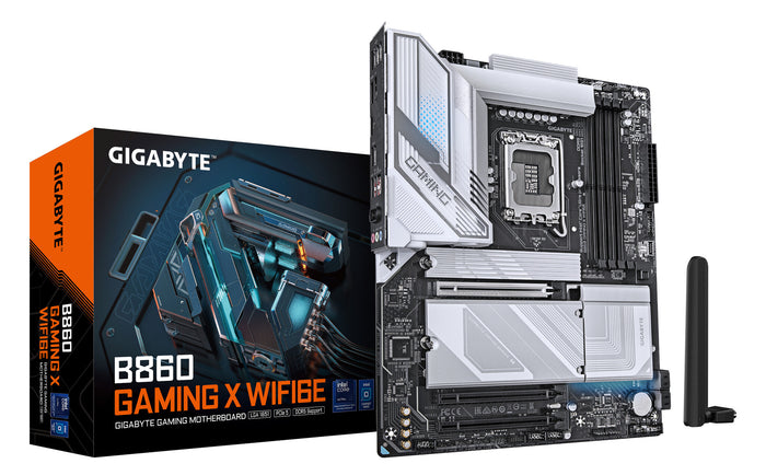 Gigabyte B860 GAMING X WIFI6E ATX Motherboard | LGA1851 | 4x DDR5 Slots | Wi-Fi 6E