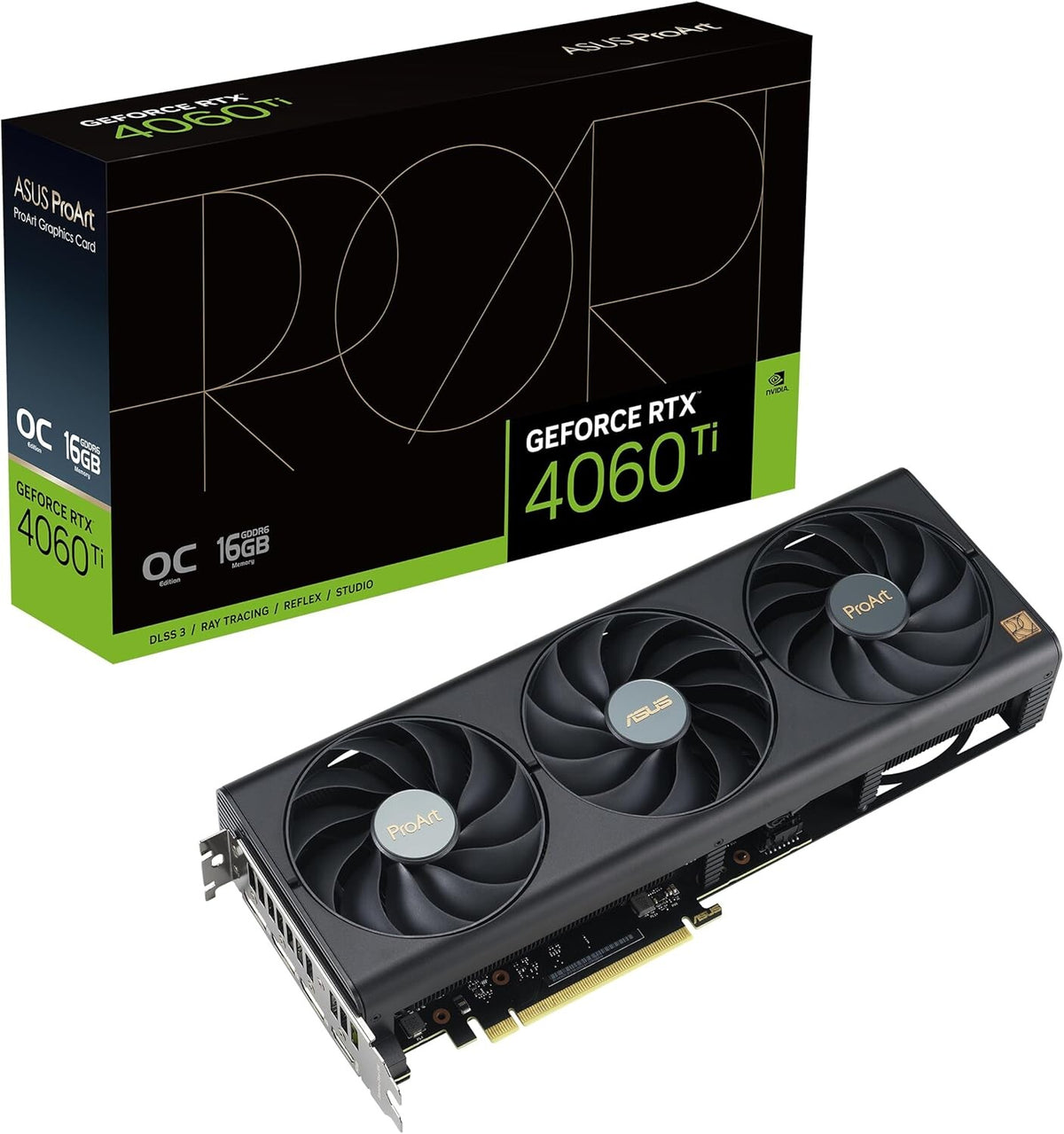 ASUS ProArt -RTX4060TI-O16G NVIDIA GeForce RTX 4060 Ti 16 GB GDDR6