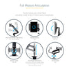 StarTech.com Desk Mount Monitor Arm for Single VESA Display up to 32" or 49" Ultrawide 8kg/17.6lb - Full Motion Articulating & Height Adjustable - C-Clamp, Grommet - Single Monitor Arm