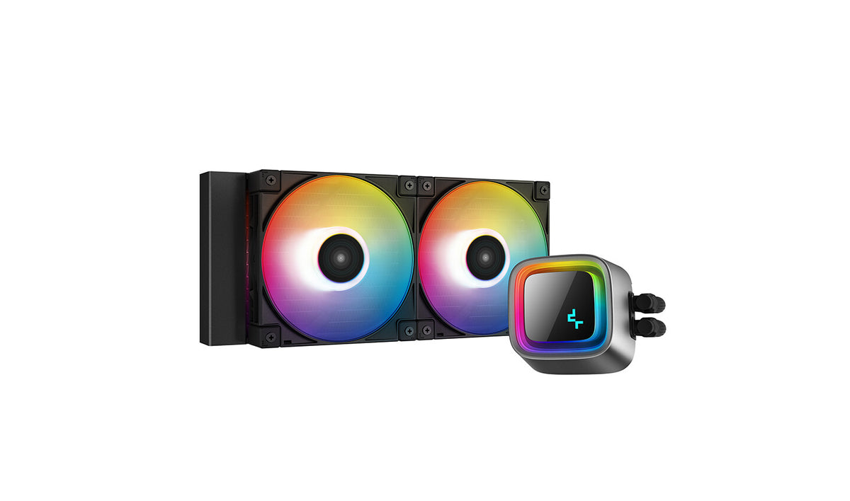 DeepCool LS520 AIO Liquid Cooler | 240mm 2250 RPM 85.85 CFM PWM RGB Black