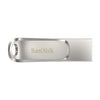 SanDisk Ultra Dual Drive Luxe USB flash drive 128 GB USB Type-A / USB Type-C 3.2 Gen 1 (3.1 Gen 1) Stainless steel