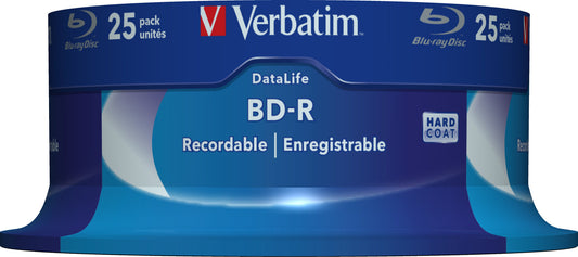 Verbatim Blank Blu-Ray Disc Datalife 6x BD-R 25 GB 25 pc(s)