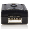 StarTech Virtual 7.1 USB Stereo Audio Adapter External Sound Card 7.1 Channels Sound Card | USB