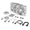 Corsair iCUE LINK RX120 RGB Case Fan | 120mm 2100 RPM 73.5 CFM PWM RGB Magnetic levitation bearing White