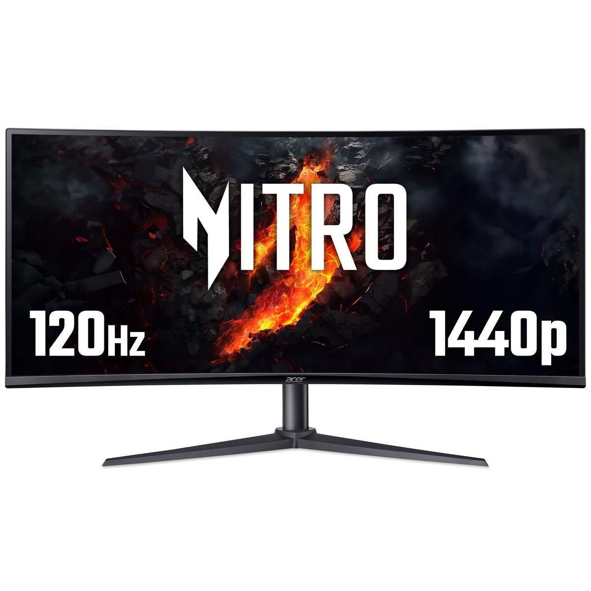 Acer NITRO XZ0 UM.CX0EE.012 34" UltraWide Quad HD Curved Gaming Monitor | 3440 x 1440 120Hz HDMI DP