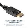 StarTech.com DisplayPort to HDMI Adapter - DP 1.2 to HDMI Video Converter 1080p - DP to HDMI Monitor/TV/Display Cable Adapter Dongle - Passive DP to HDMI Adapter - Latching DP Connector