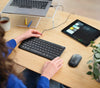 Trust Lyra Keyboard | Wired & Wireless, QWERTY, Black, Mouse Included