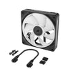 Corsair iCUE Link LX120 Case Fan | 120mm 2400 RPM 69.9 CFM RGB Magnetic levitation bearing Black