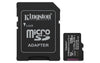 Kingston Technology 128GB microSDXC Canvas Select Plus Gen3 150MB/s A1 Card + Adapter