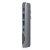 Satechi ST-CMBPM interface hub USB 3.2 Gen 1 (3.1 Gen 1) Type-C 40000 Mbit/s Grey