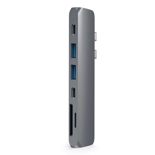 Satechi ST-CMBPM interface hub USB 3.2 Gen 1 (3.1 Gen 1) Type-C 40000 Mbit/s Grey