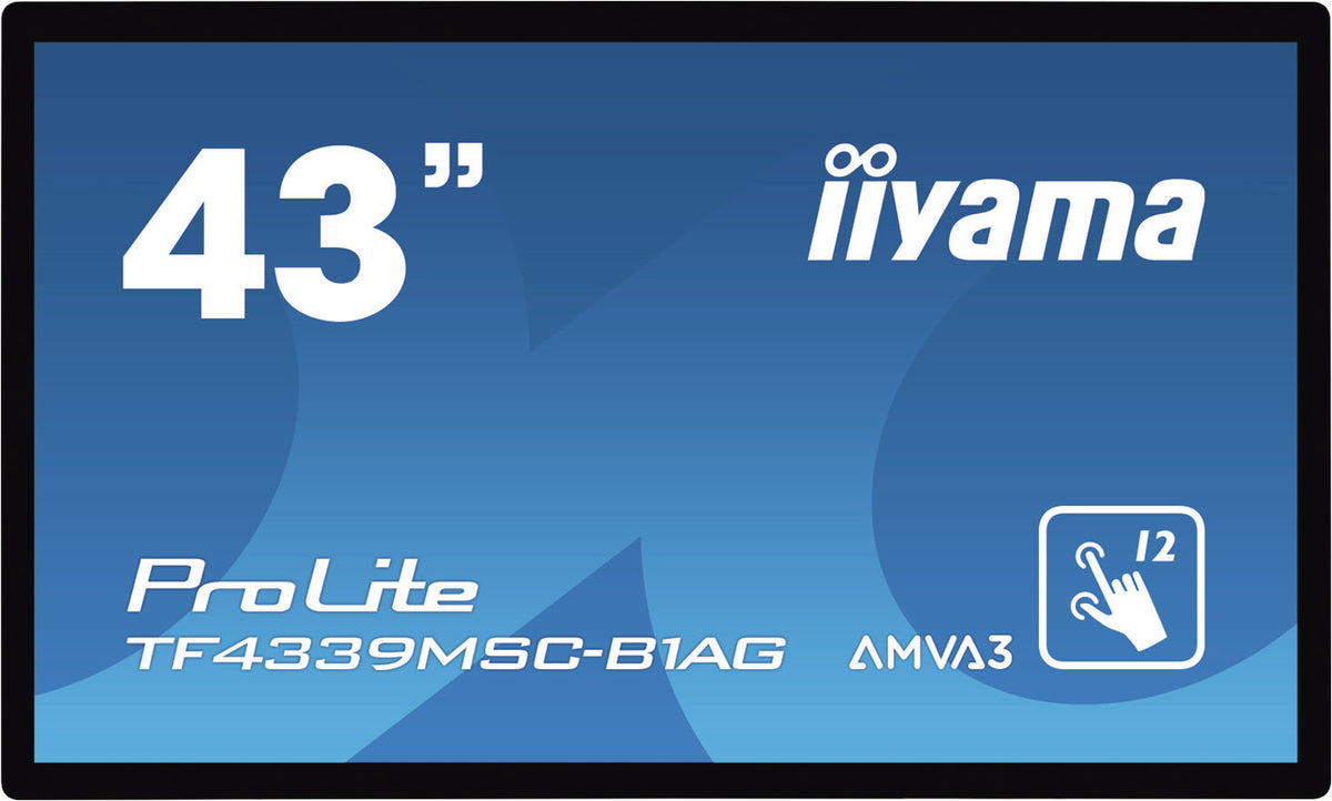 iiyama ProLite TF4339MSC-B1AG 43" Full HD Monitor | 1920 x 1080 60Hz HDMI VGA DP