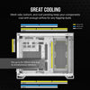 Corsair 2500X Midi Tower PC Case White | Liquid Cooling Support