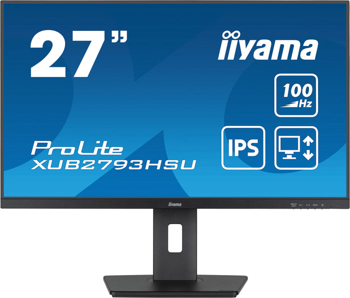 iiyama ProLite XUB2793HSU-B7 27" Full HD Monitor | 1920 x 1080 100Hz 1ms HDMI DP