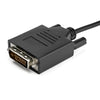 StarTech 3.3 ft. (1 m) USB-C to DVI Cable - 1920 x 1200 - Black
