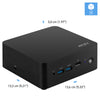 MSI Cubi NUC 1M Intel Core 7 150U Desktop PC, NUC, SFF, Mini Computer, HTPC, (16GB RAM, 1TB Storage, Windows 11 PRO), Intel Graphics/DDR5/Dual ThunderBolt 4/Dual HDMI/Dual LAN/WiFi 6E/BT 5.3/VESA