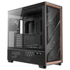 Antec FLUX PRO EUV ARGB Full Tower PC Case Black, Wood | Liquid Cooling Support